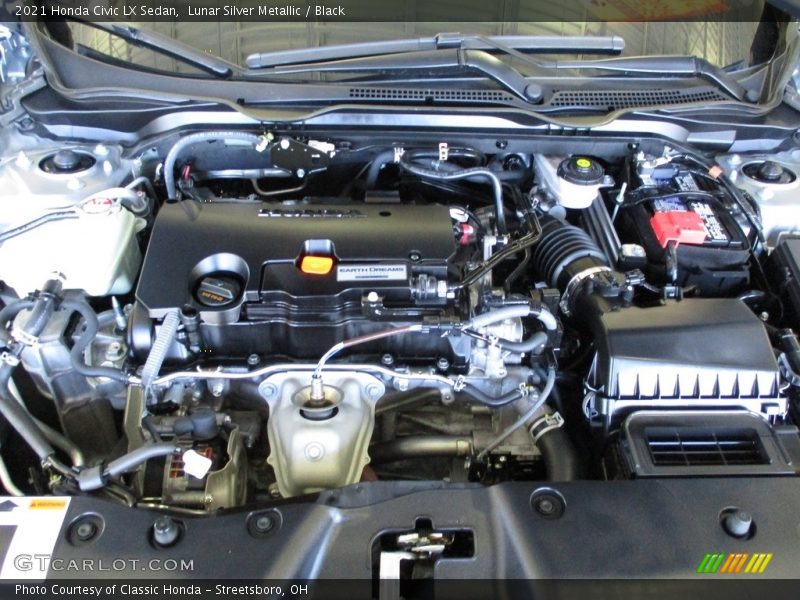 Lunar Silver Metallic / Black 2021 Honda Civic LX Sedan