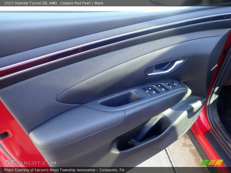 Calypso Red Pearl / Black 2023 Hyundai Tucson SEL AWD