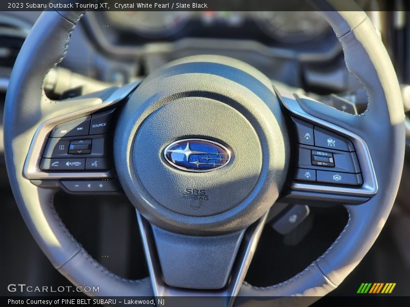 Crystal White Pearl / Slate Black 2023 Subaru Outback Touring XT