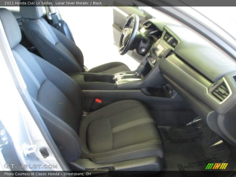 Lunar Silver Metallic / Black 2021 Honda Civic LX Sedan
