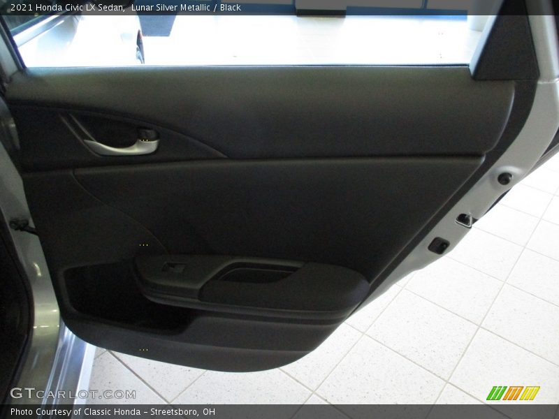 Lunar Silver Metallic / Black 2021 Honda Civic LX Sedan