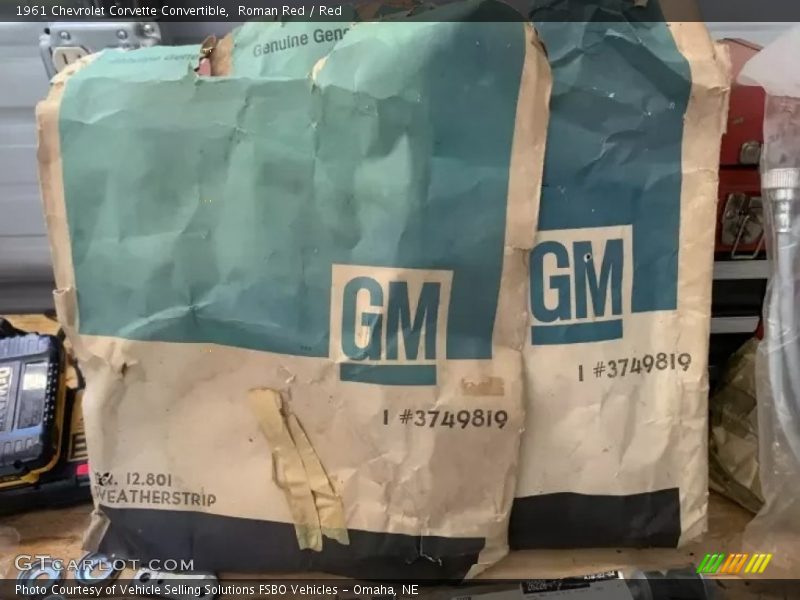 Roman Red / Red 1961 Chevrolet Corvette Convertible