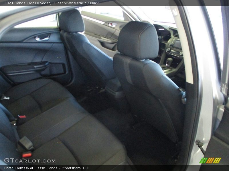 Lunar Silver Metallic / Black 2021 Honda Civic LX Sedan