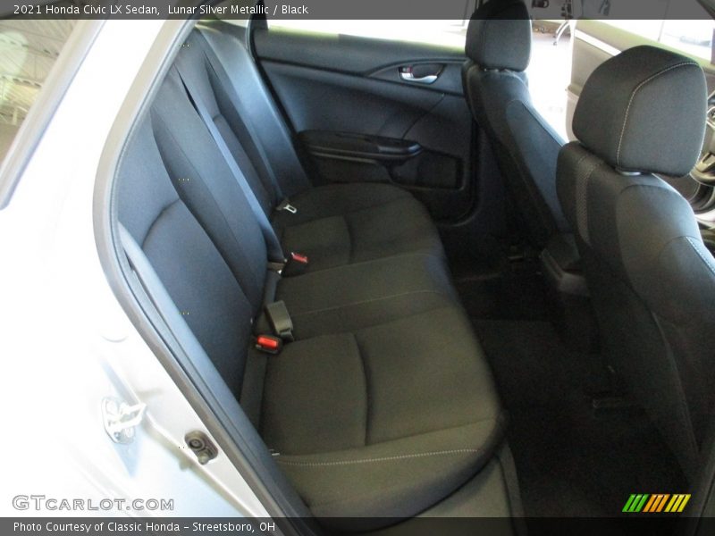 Lunar Silver Metallic / Black 2021 Honda Civic LX Sedan