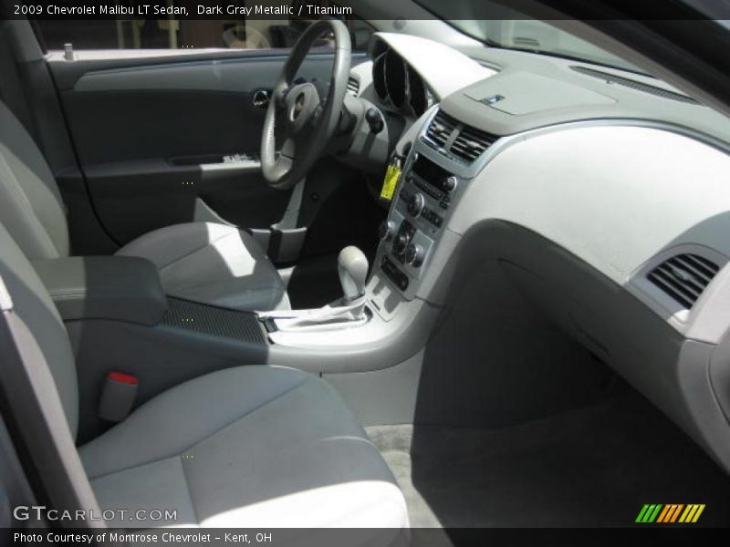 Dark Gray Metallic / Titanium 2009 Chevrolet Malibu LT Sedan