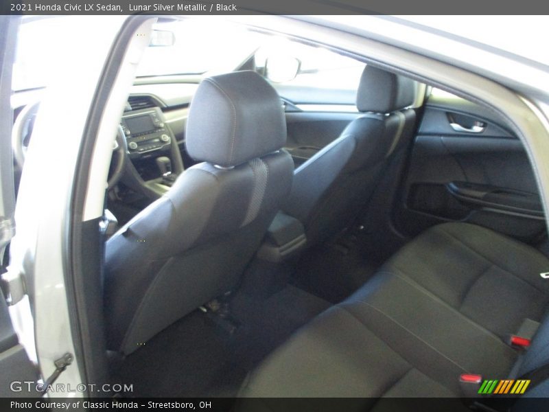 Lunar Silver Metallic / Black 2021 Honda Civic LX Sedan
