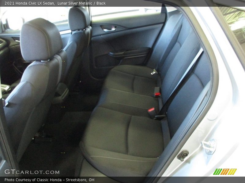 Lunar Silver Metallic / Black 2021 Honda Civic LX Sedan
