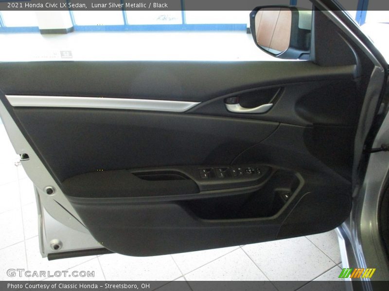 Lunar Silver Metallic / Black 2021 Honda Civic LX Sedan