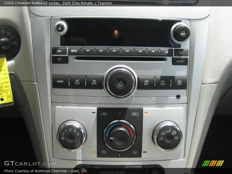 Dark Gray Metallic / Titanium 2009 Chevrolet Malibu LT Sedan