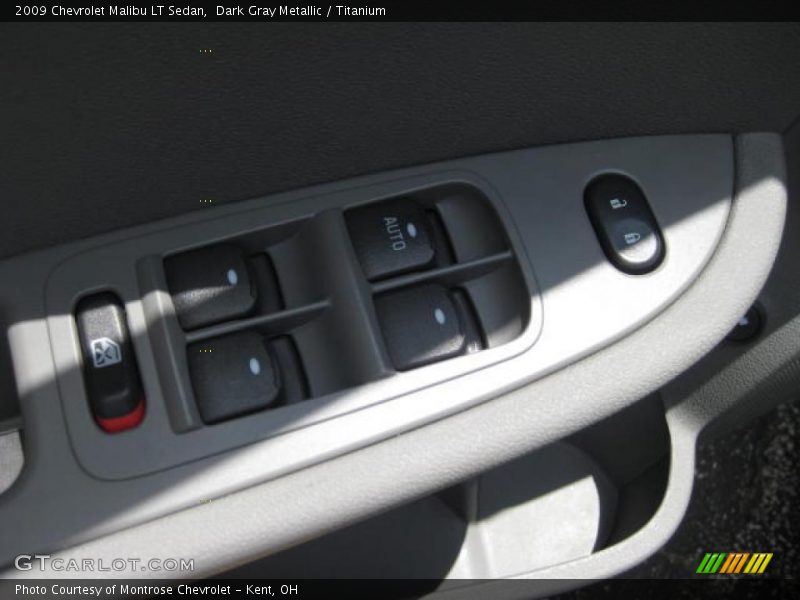 Dark Gray Metallic / Titanium 2009 Chevrolet Malibu LT Sedan