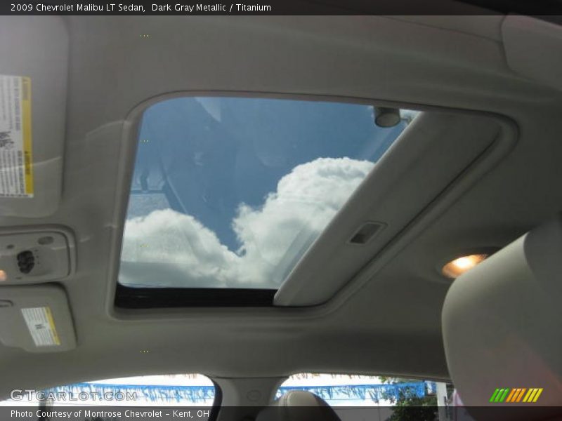 Dark Gray Metallic / Titanium 2009 Chevrolet Malibu LT Sedan