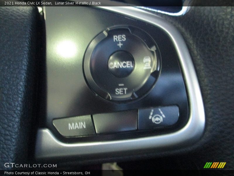 Lunar Silver Metallic / Black 2021 Honda Civic LX Sedan