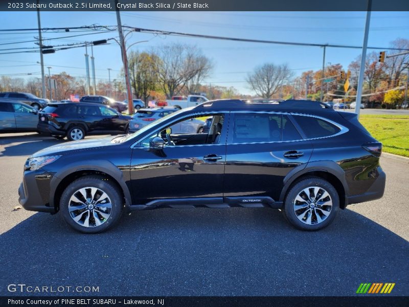 Crystal Black Silica / Slate Black 2023 Subaru Outback 2.5i Limited