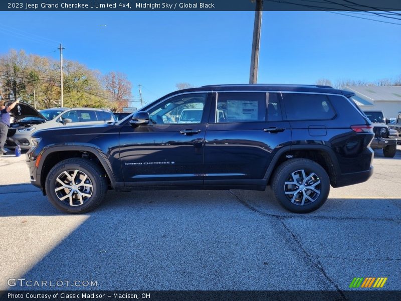 Midnight Sky / Global Black 2023 Jeep Grand Cherokee L Limited 4x4