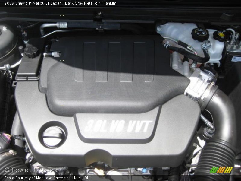 Dark Gray Metallic / Titanium 2009 Chevrolet Malibu LT Sedan