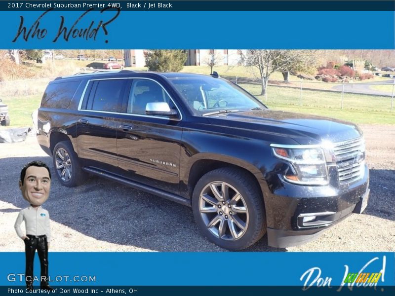 Black / Jet Black 2017 Chevrolet Suburban Premier 4WD