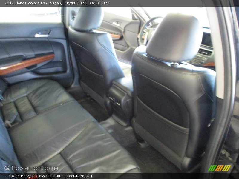 Crystal Black Pearl / Black 2012 Honda Accord EX-L Sedan