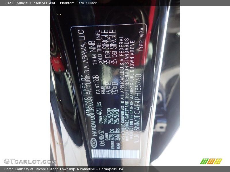 Phantom Black / Black 2023 Hyundai Tucson SEL AWD