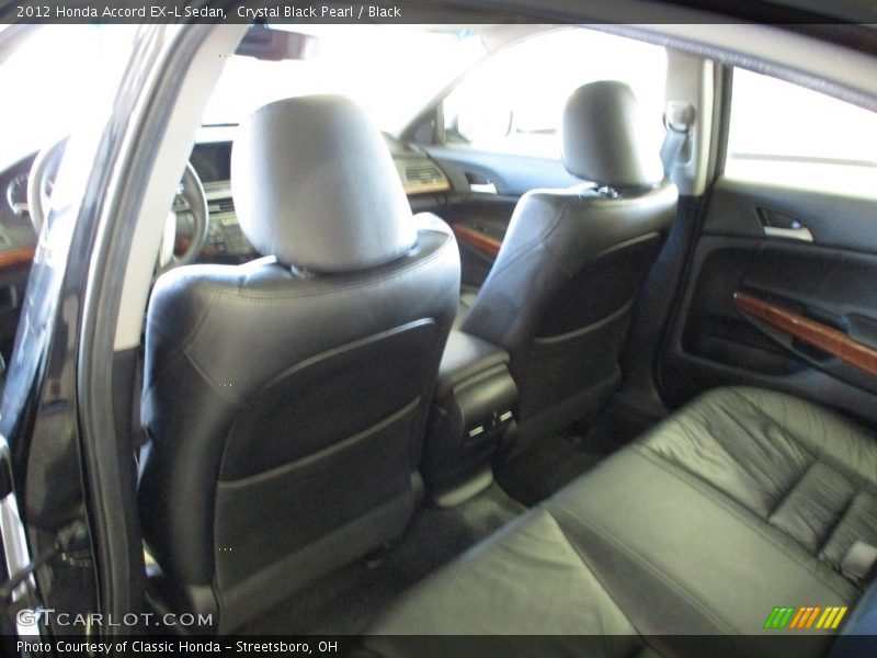 Crystal Black Pearl / Black 2012 Honda Accord EX-L Sedan