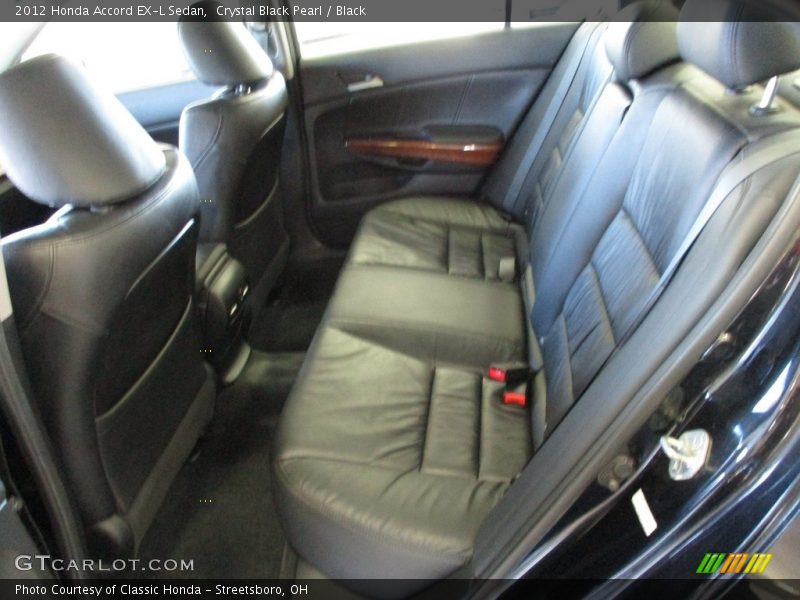 Crystal Black Pearl / Black 2012 Honda Accord EX-L Sedan