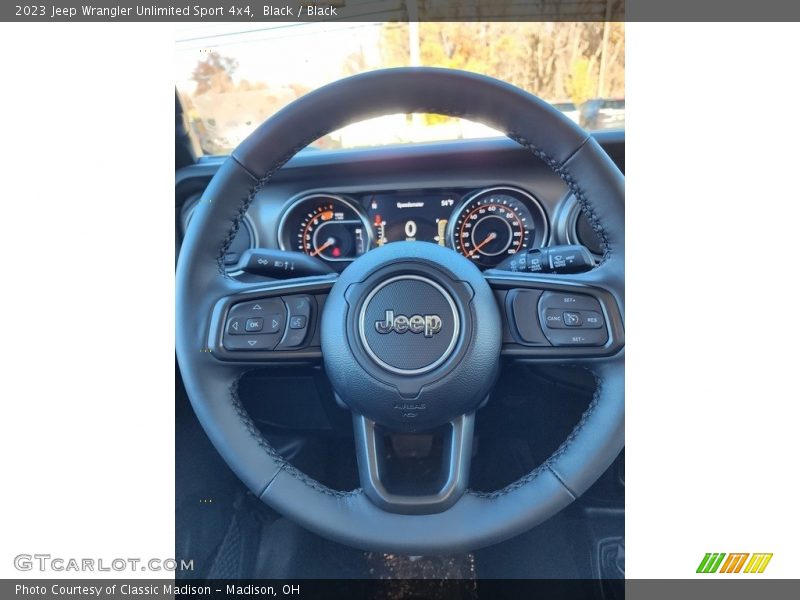 Black / Black 2023 Jeep Wrangler Unlimited Sport 4x4