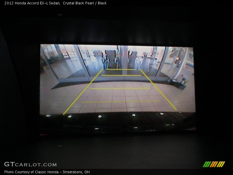 Crystal Black Pearl / Black 2012 Honda Accord EX-L Sedan