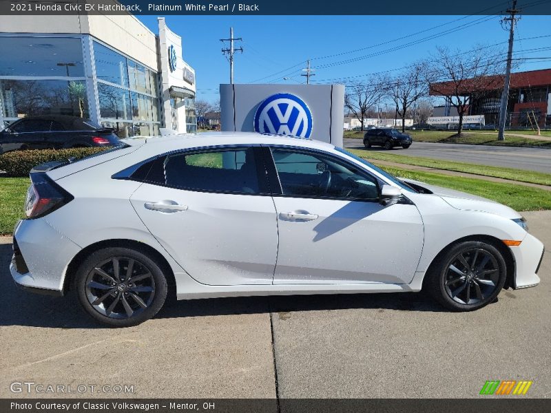  2021 Civic EX Hatchback Platinum White Pearl