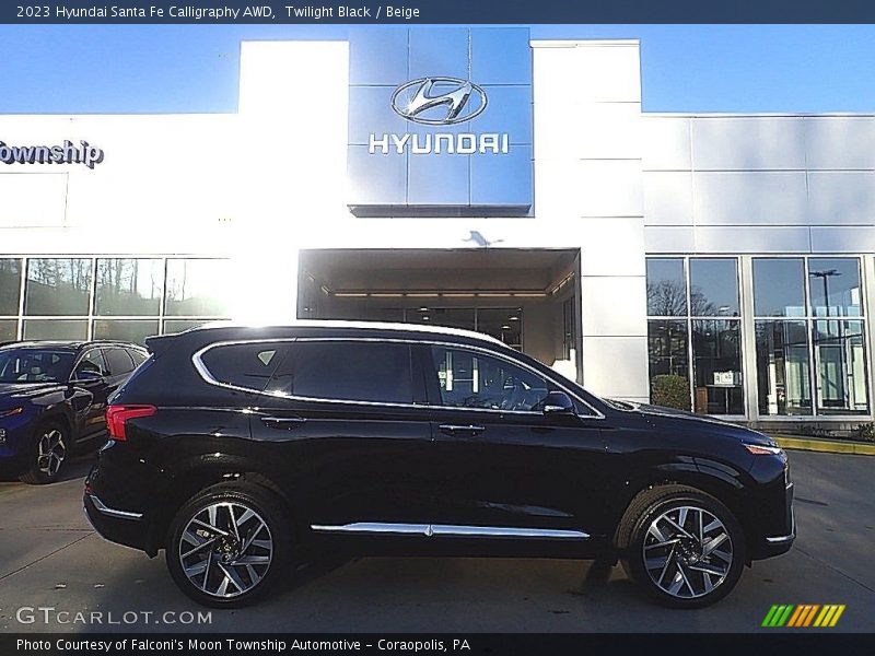 Twilight Black / Beige 2023 Hyundai Santa Fe Calligraphy AWD