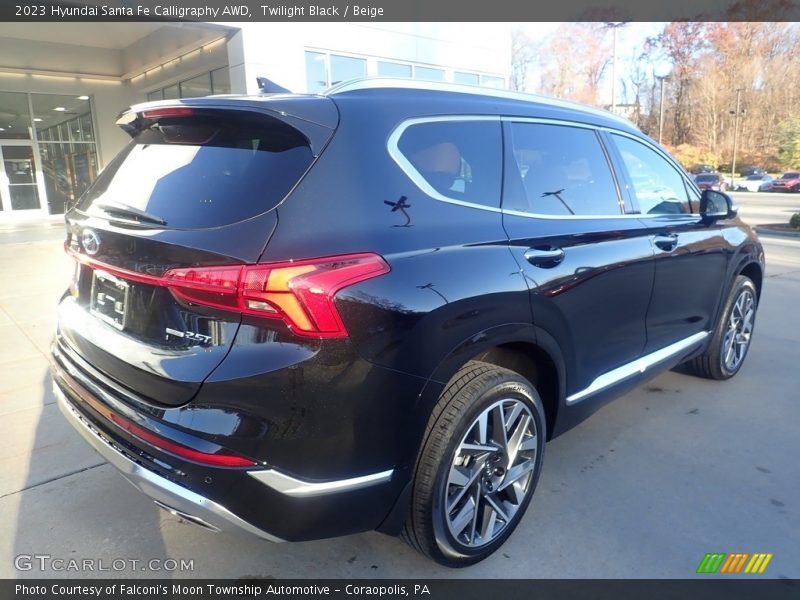 Twilight Black / Beige 2023 Hyundai Santa Fe Calligraphy AWD