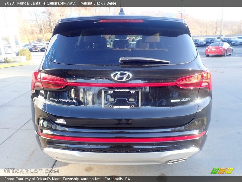Twilight Black / Beige 2023 Hyundai Santa Fe Calligraphy AWD