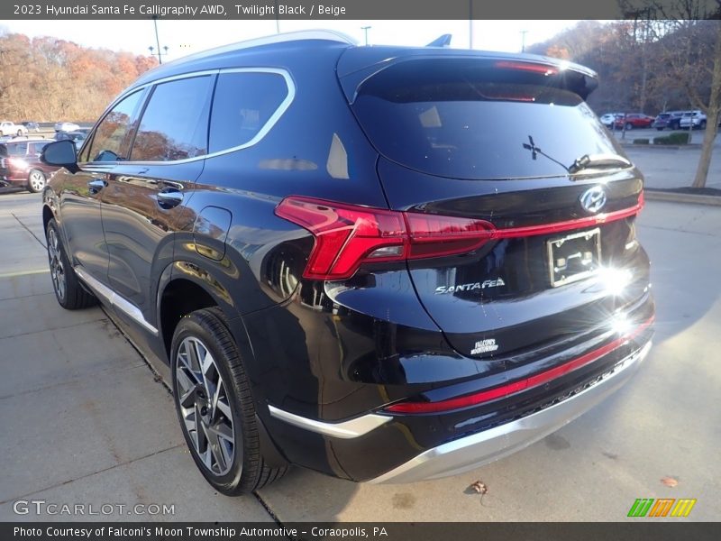 Twilight Black / Beige 2023 Hyundai Santa Fe Calligraphy AWD
