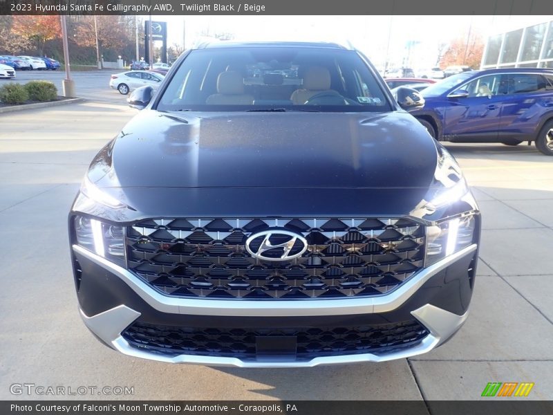 Twilight Black / Beige 2023 Hyundai Santa Fe Calligraphy AWD