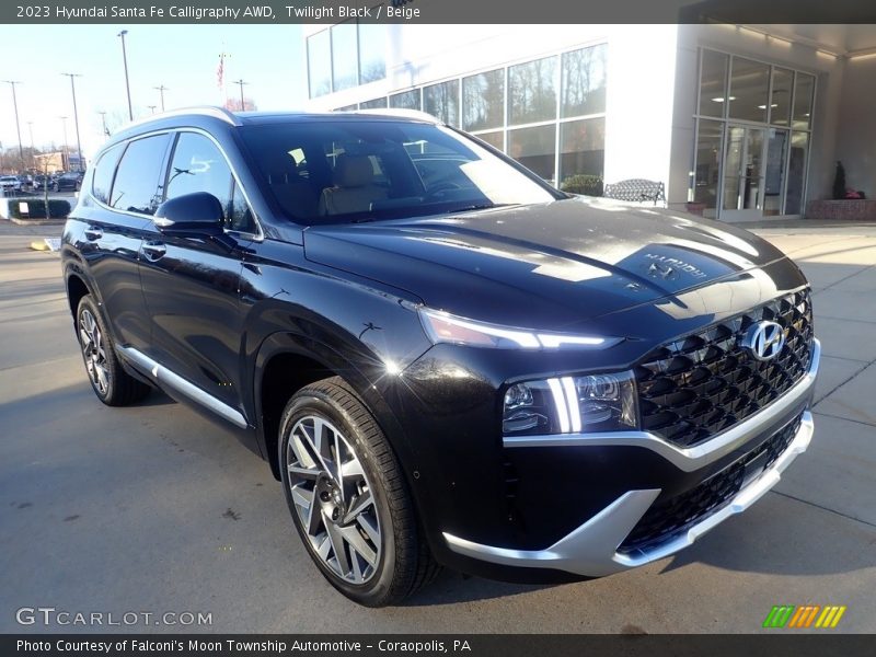 Twilight Black / Beige 2023 Hyundai Santa Fe Calligraphy AWD