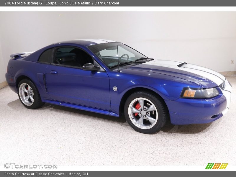 Sonic Blue Metallic / Dark Charcoal 2004 Ford Mustang GT Coupe
