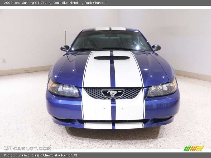 Sonic Blue Metallic / Dark Charcoal 2004 Ford Mustang GT Coupe