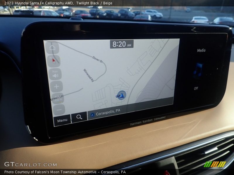 Twilight Black / Beige 2023 Hyundai Santa Fe Calligraphy AWD