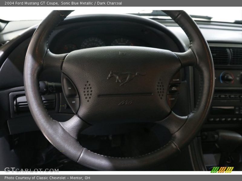 Sonic Blue Metallic / Dark Charcoal 2004 Ford Mustang GT Coupe