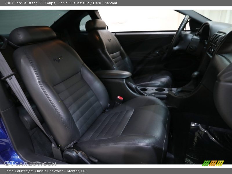 Sonic Blue Metallic / Dark Charcoal 2004 Ford Mustang GT Coupe