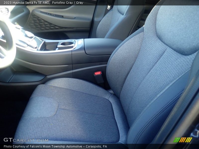 Portofino Gray / Gray 2023 Hyundai Santa Fe SE AWD