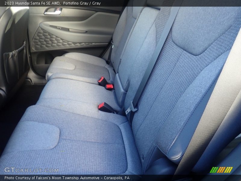 Portofino Gray / Gray 2023 Hyundai Santa Fe SE AWD