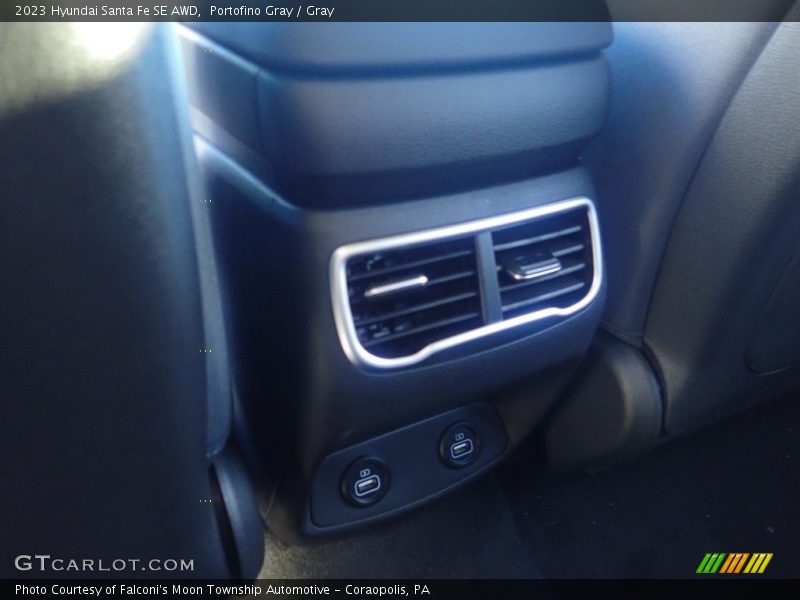 Portofino Gray / Gray 2023 Hyundai Santa Fe SE AWD