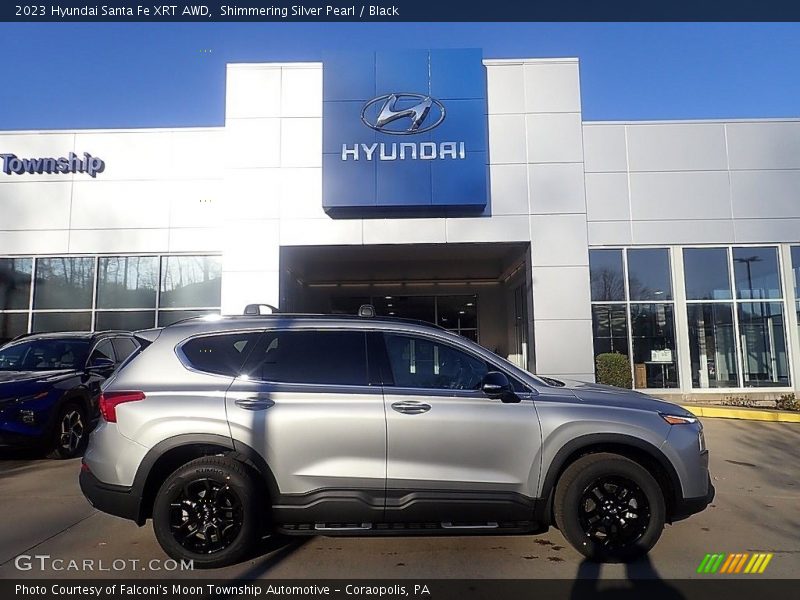 Shimmering Silver Pearl / Black 2023 Hyundai Santa Fe XRT AWD
