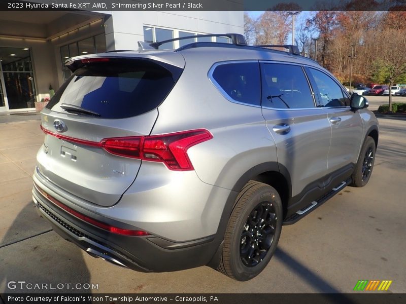Shimmering Silver Pearl / Black 2023 Hyundai Santa Fe XRT AWD