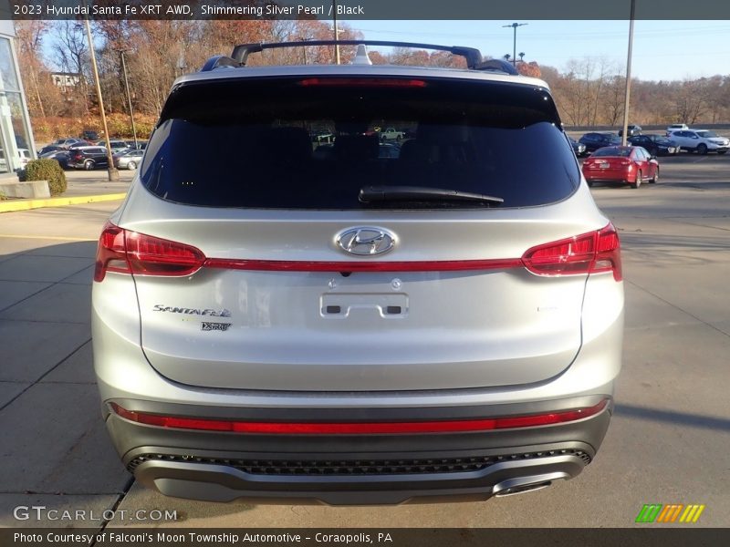 Shimmering Silver Pearl / Black 2023 Hyundai Santa Fe XRT AWD