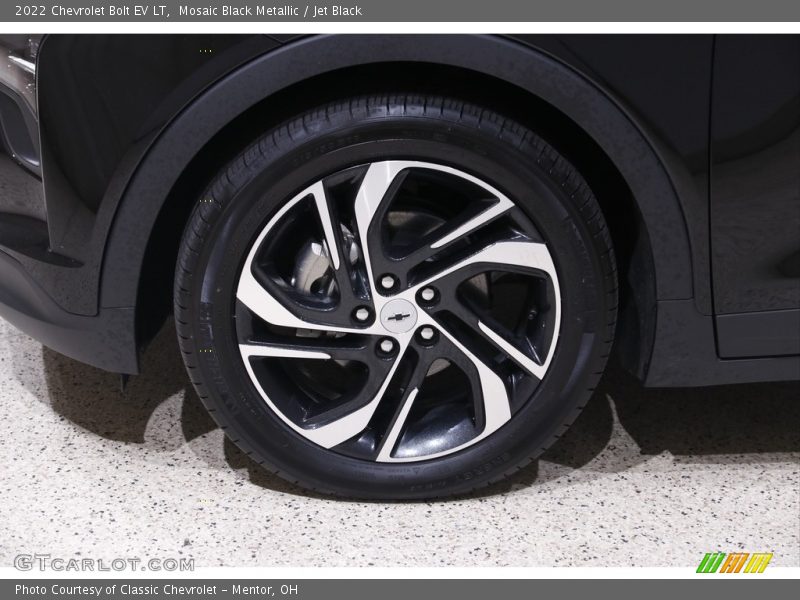 Mosaic Black Metallic / Jet Black 2022 Chevrolet Bolt EV LT