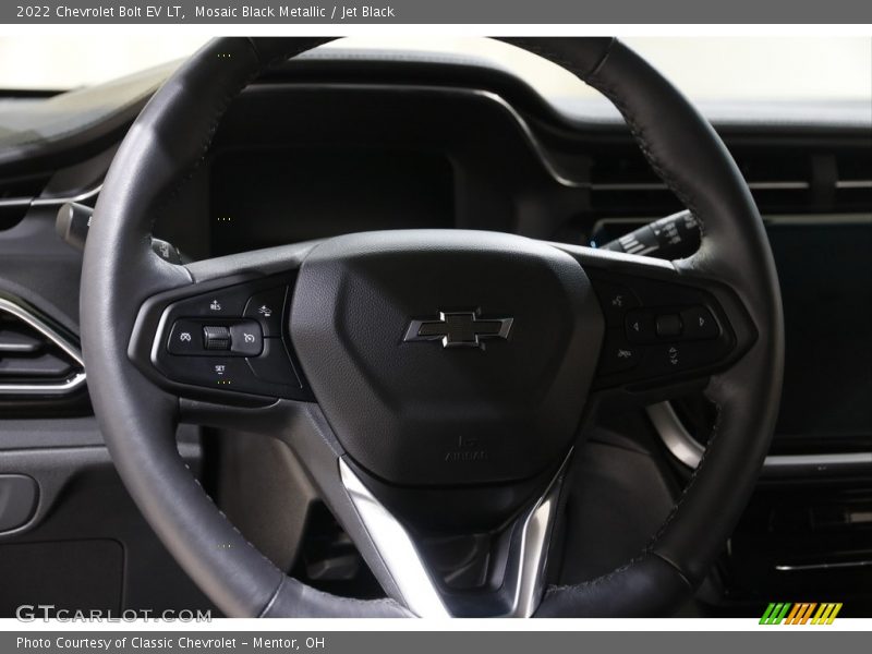 Mosaic Black Metallic / Jet Black 2022 Chevrolet Bolt EV LT