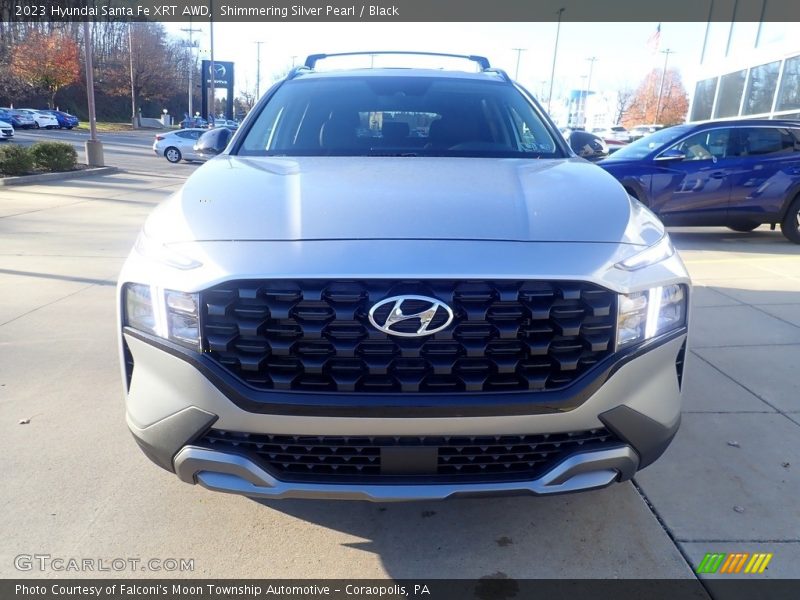 Shimmering Silver Pearl / Black 2023 Hyundai Santa Fe XRT AWD