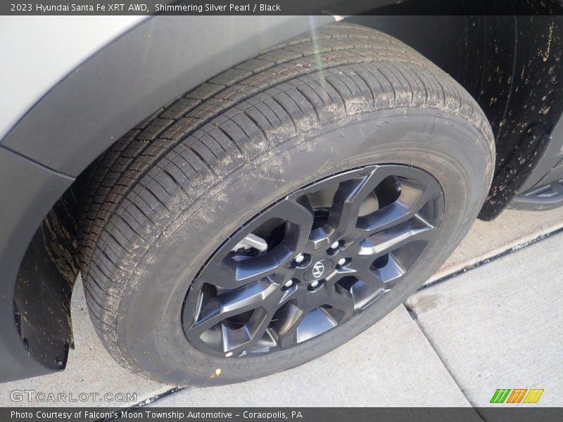 Shimmering Silver Pearl / Black 2023 Hyundai Santa Fe XRT AWD