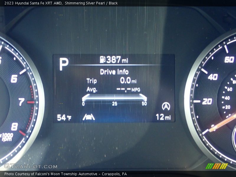 Shimmering Silver Pearl / Black 2023 Hyundai Santa Fe XRT AWD