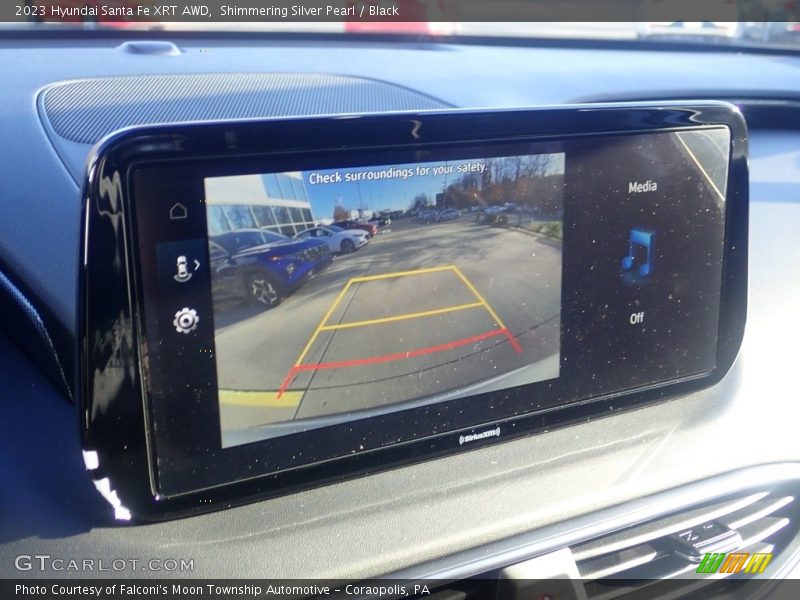 Shimmering Silver Pearl / Black 2023 Hyundai Santa Fe XRT AWD